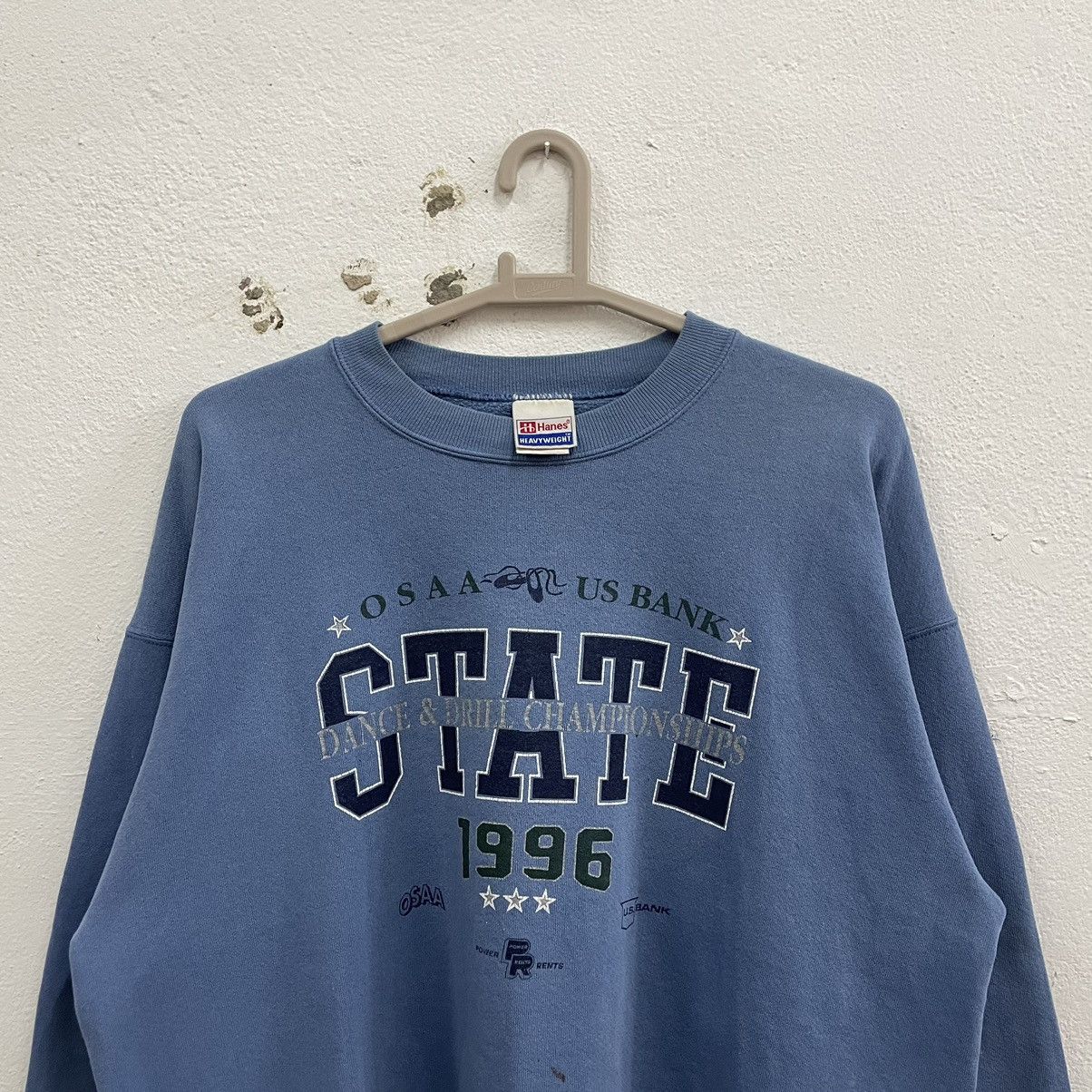 Vintage 🔥Vintage 1996 OSAA USA Bank Big Logo Sweatshirts Size US L / EU 52-54 / 3 - 3 Thumbnail