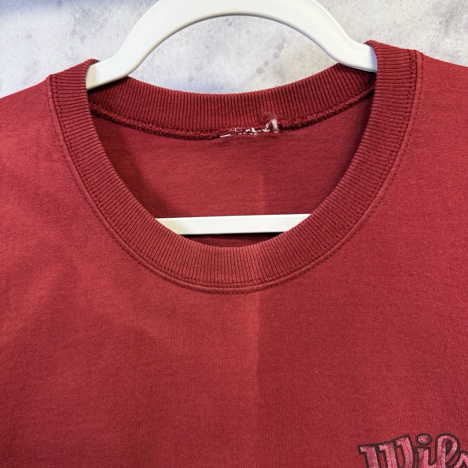 Wilson Vintage Wilson Pro 5000 T Shirt Mens XL 24x29 Red Short Slee Size US XL / EU 56 / 4 - 4 Thumbnail