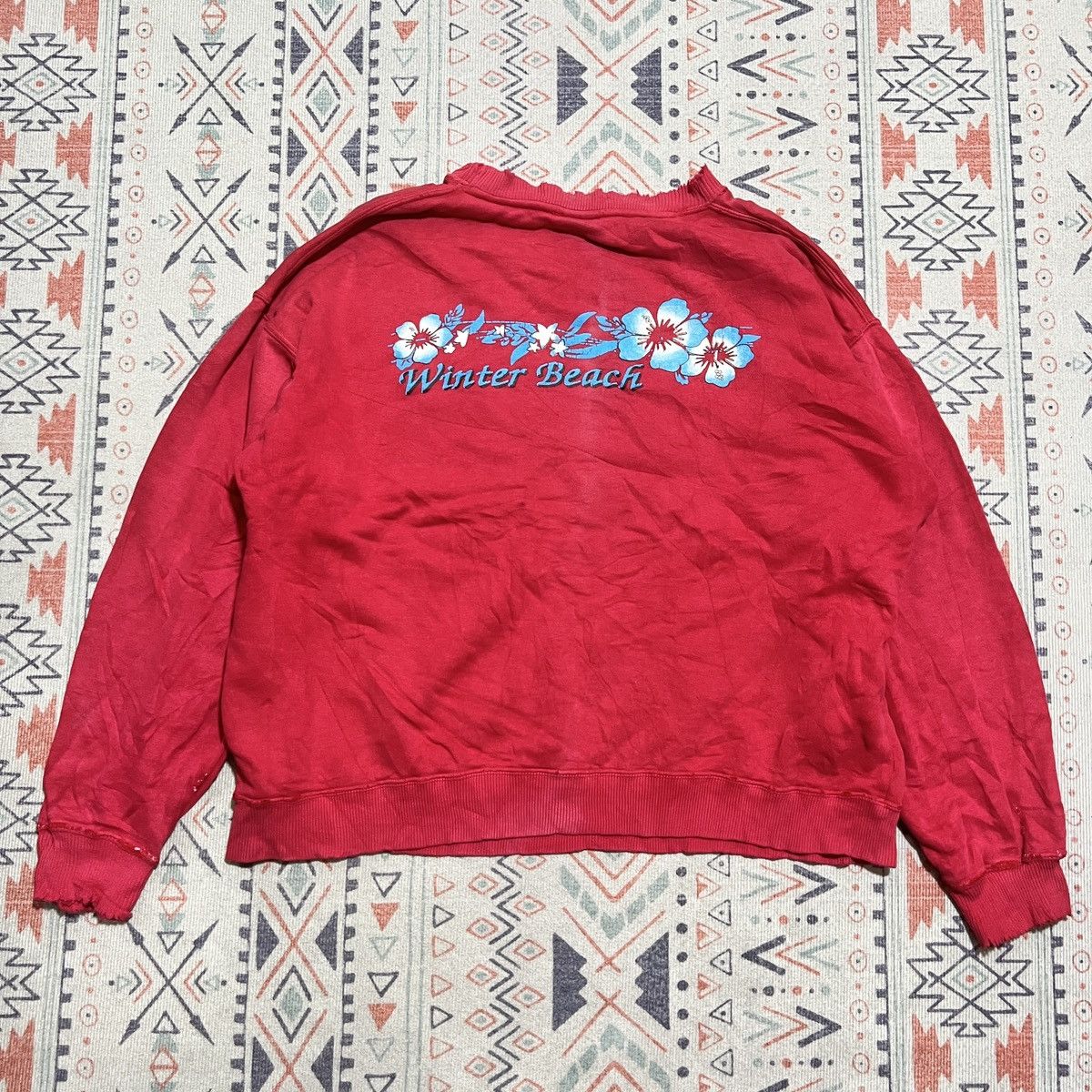 Other Hawaii Inspired Sweatshirt Surf style Thrashed Condition Size US L / EU 52-54 / 3 - 2 Thumbnail