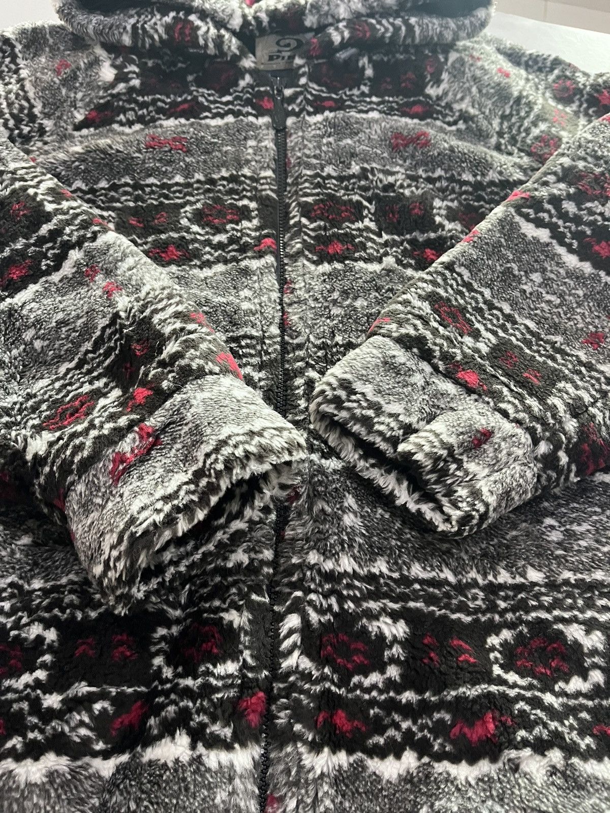Native × Vintage Vintage Piko Aztec Navajo Native Art Deep Pile Fleece Jacket Size US M / EU 48-50 / 2 - 4 Thumbnail