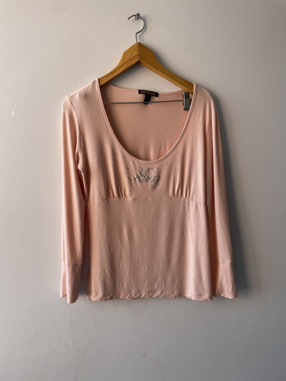 Vintage y2k mng blouse Size L / US 10 / IT 46 - 4 Thumbnail
