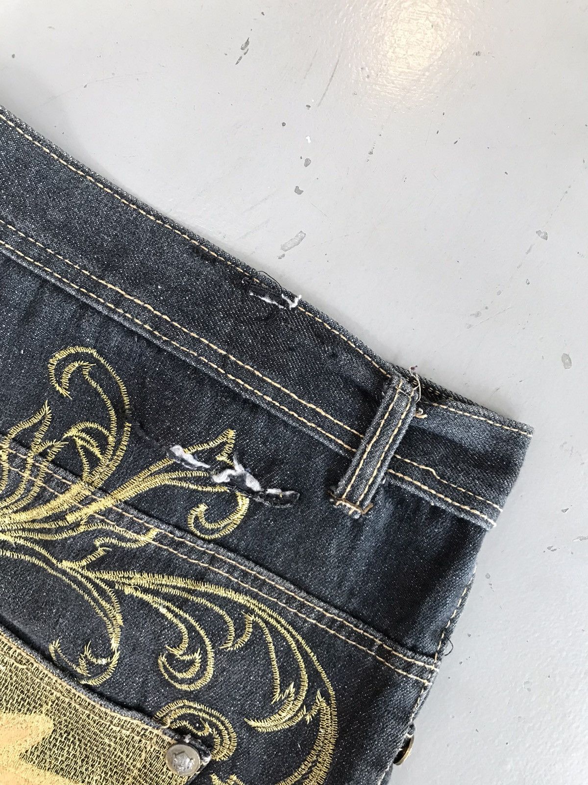 Vintage Vintage victorious wings embroidered denim Size US 40 / EU 56 - 14 Thumbnail