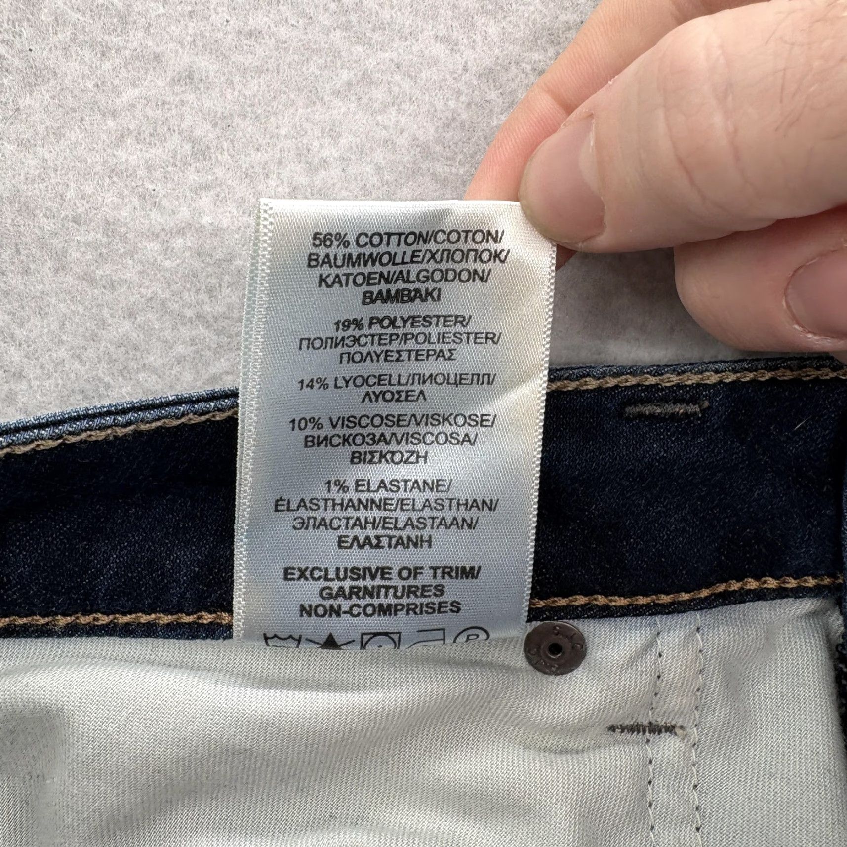 Silver Jeans Co. Silver Jeans Womens Skinny Denim 29x29 Dark Wash Bleecker Stretch Grunge Rock Size 29" - 7 Thumbnail