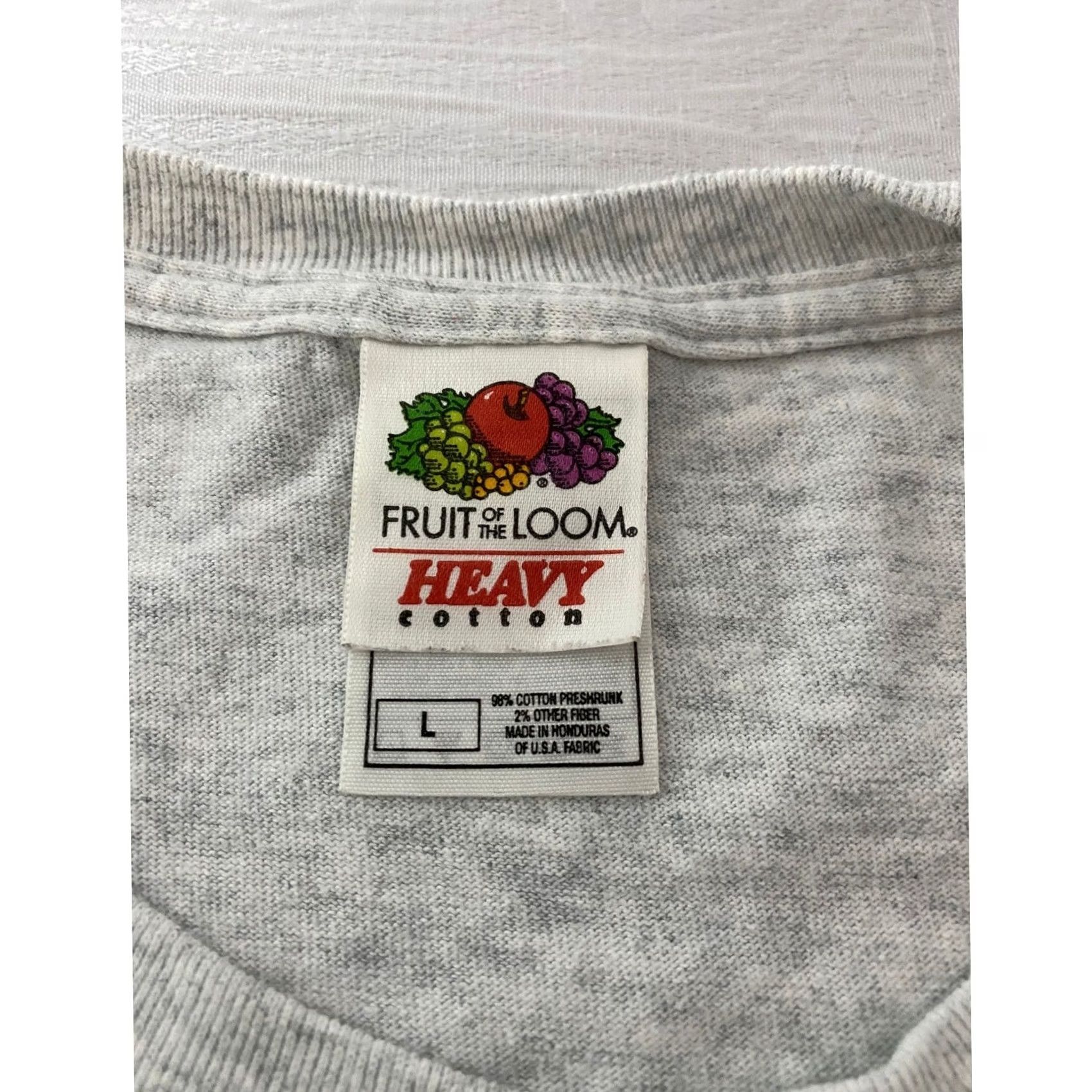 Fruit Of The Loom VINTAGE Fruit of the Loom Shirt Mens L Gray Iroquois Class Graphic Y2K Size US L / EU 52-54 / 3 - 2 Thumbnail