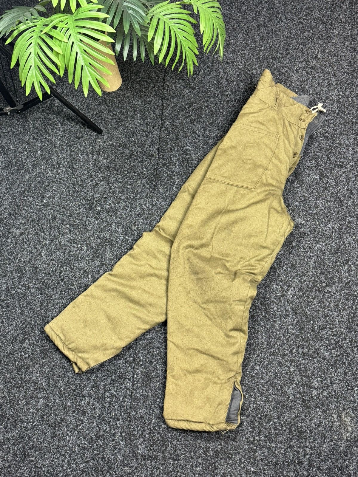 Other Vintage winter warm work pants 1970s in army style USSR Size US 28 / EU 44 - 9 Thumbnail