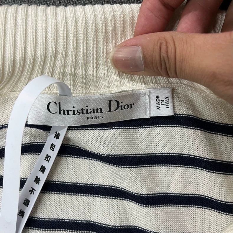Dior Dior Striped sailor collar sweater Size XS / US 0-2 / IT 36-38 - 5 Thumbnail