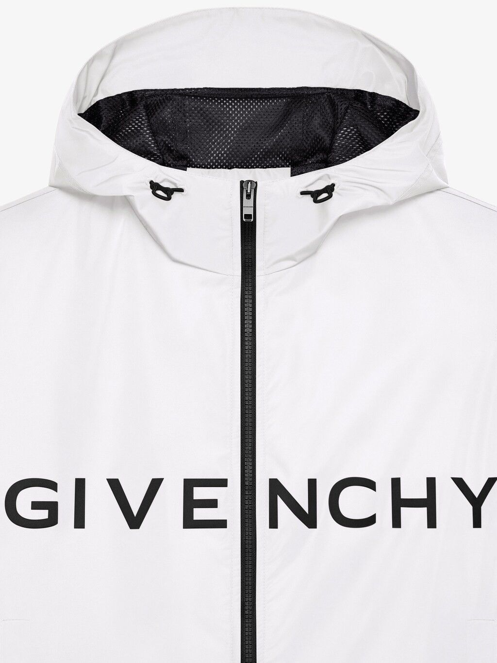 Givenchy o1srvl11e0625 Windbreaker in Technical Fabric in White Size US S / EU 44-46 / 1 - 2 Thumbnail