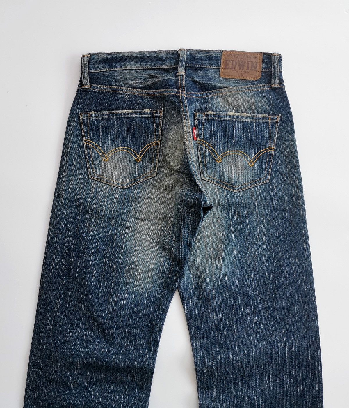 Edwin Edwin Extra Extreme 503RVS Patchwork Ripped Denim Jeans Size US 29 - 9 Thumbnail