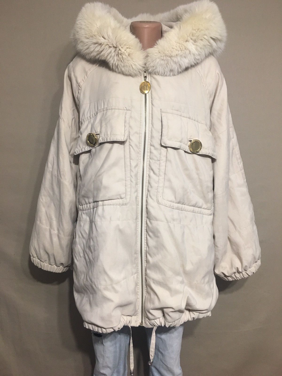 Gianfranco Ferre × Vintage Gianfranco Ferre Fourrures Vintage Fur Rabbit Coat Jacket Size M / US 6-8 / IT 42-44 - 2 Thumbnail