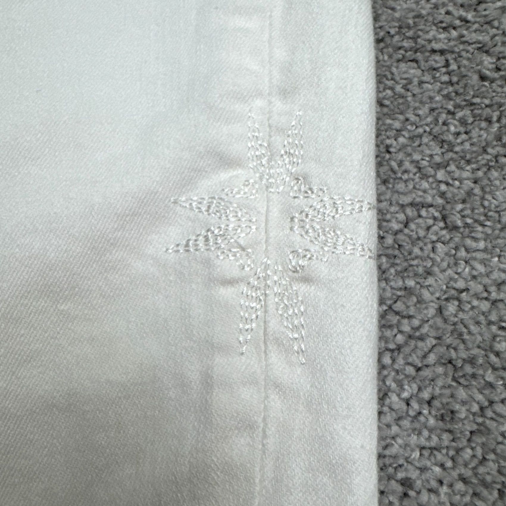Levi's Levi's 51710 Cropped Denim Jeans Womens 6 Winter White Embroidered Star Sample City Streetwear Jeans 6 Womens White Planet? Size 28" / US 6 / IT 42 - 4 Thumbnail
