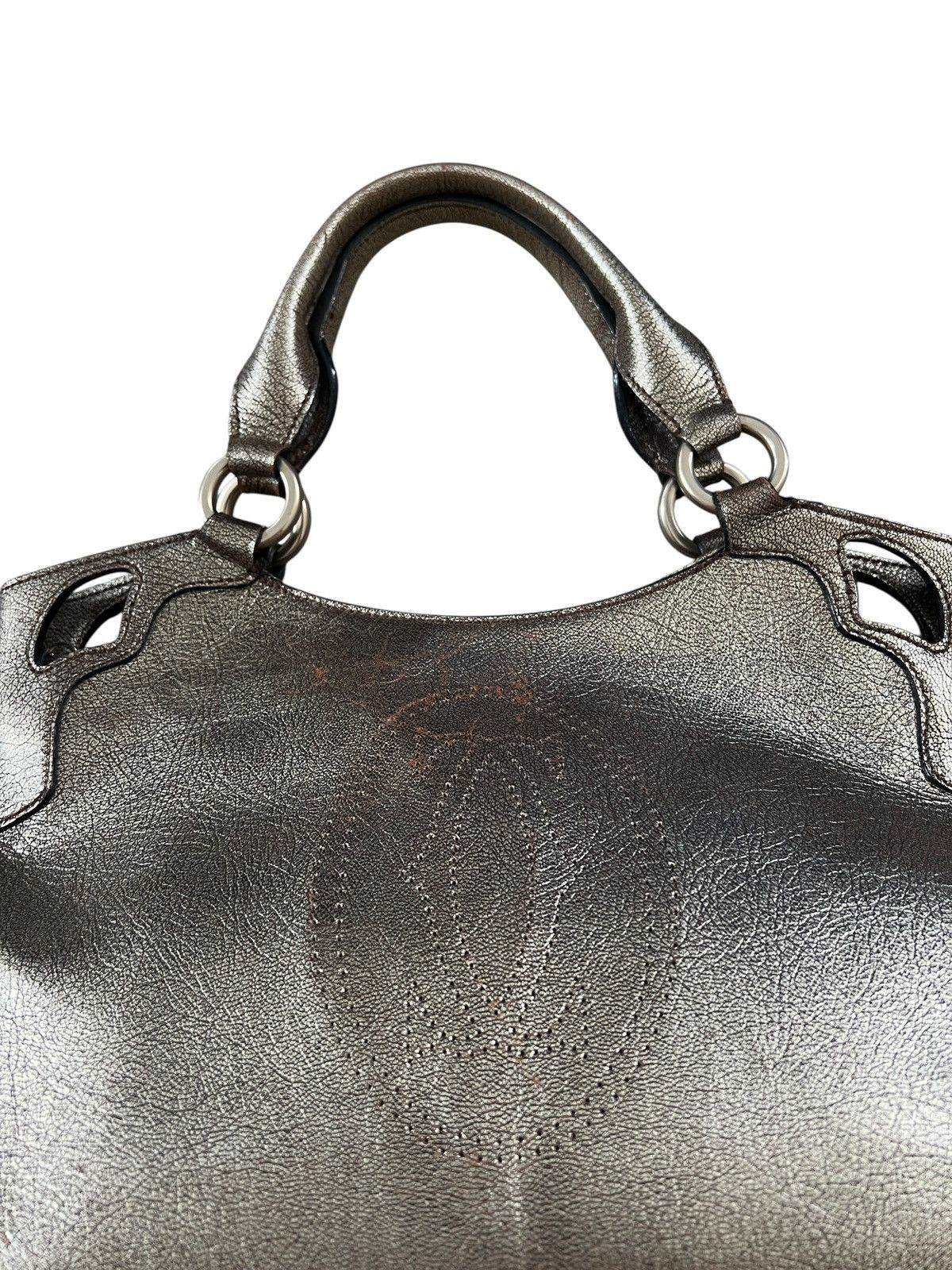 Cartier Cartier Marcello Leather Gold Handbag Size ONE SIZE - 14 Thumbnail