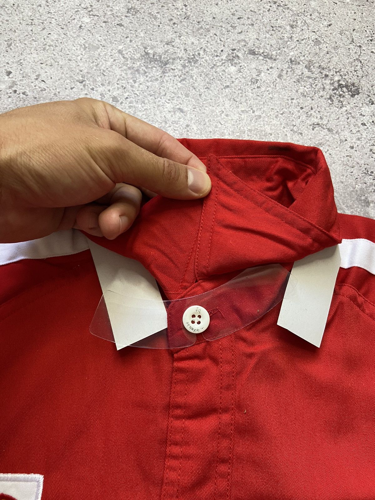 Ferrari Vintage 90s FERRARI Marlboro Vodafone NEW Shirt Size US L / EU 52-54 / 3 - 6 Thumbnail