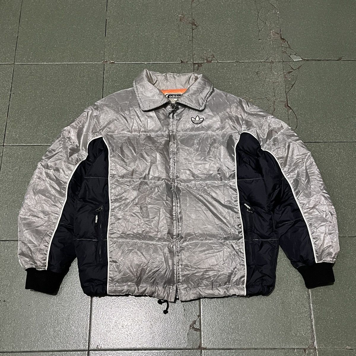 Adidas Puffer Jacket Adidas by Descente 80s 90s Duck Down Trifoil Size US L / EU 52-54 / 3 - 1 Thumbnail