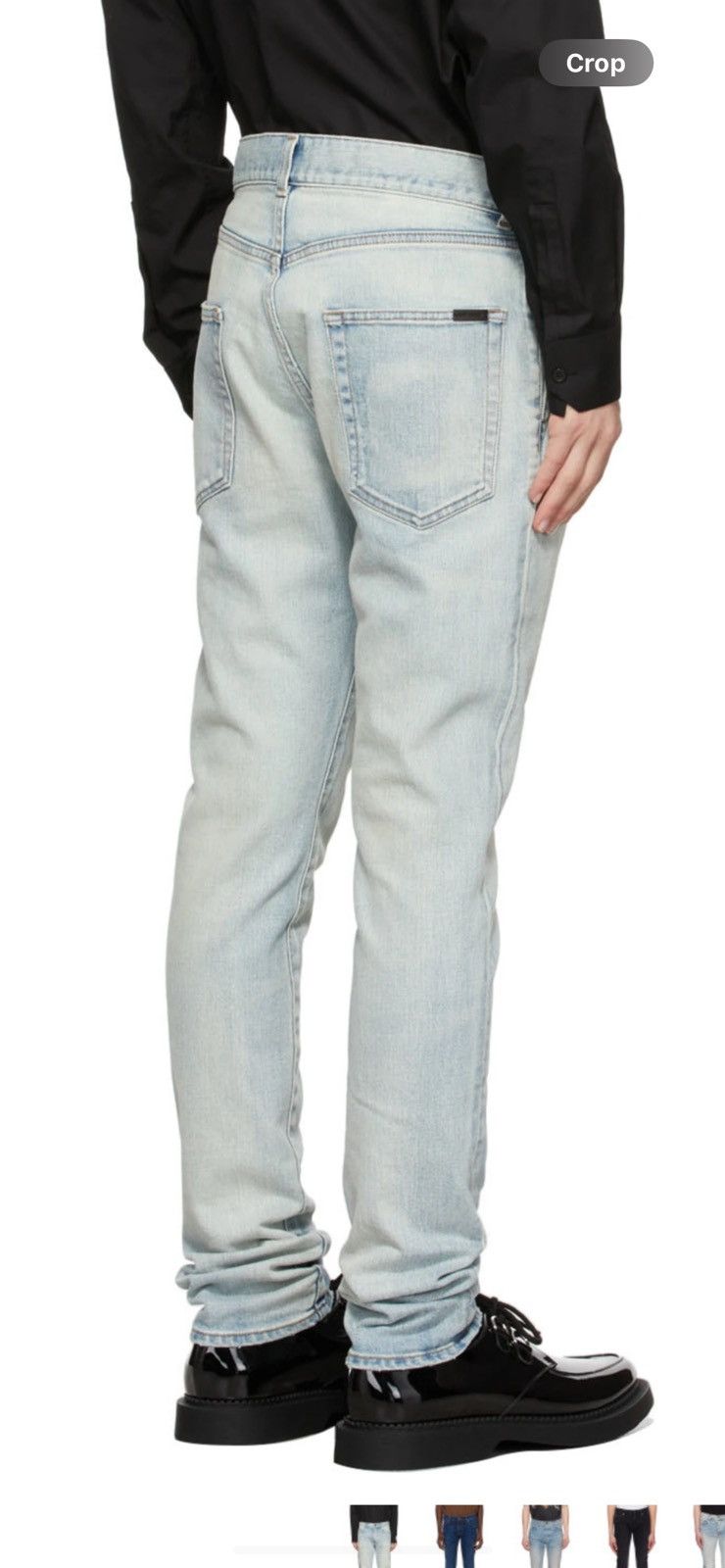 Saint Laurent Paris Saint Laurent men’s ripped blue jeans. 33. $890 Size US 33 - 2 Thumbnail