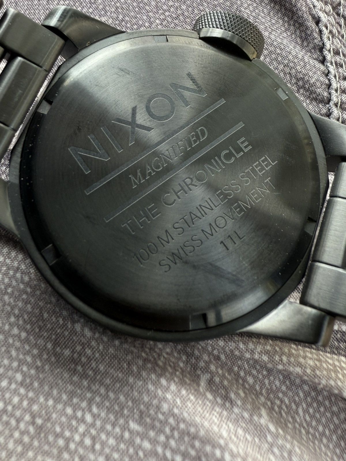 Nixon Nixon Chronicle SS All Black Watch Size ONE SIZE - 2 Thumbnail