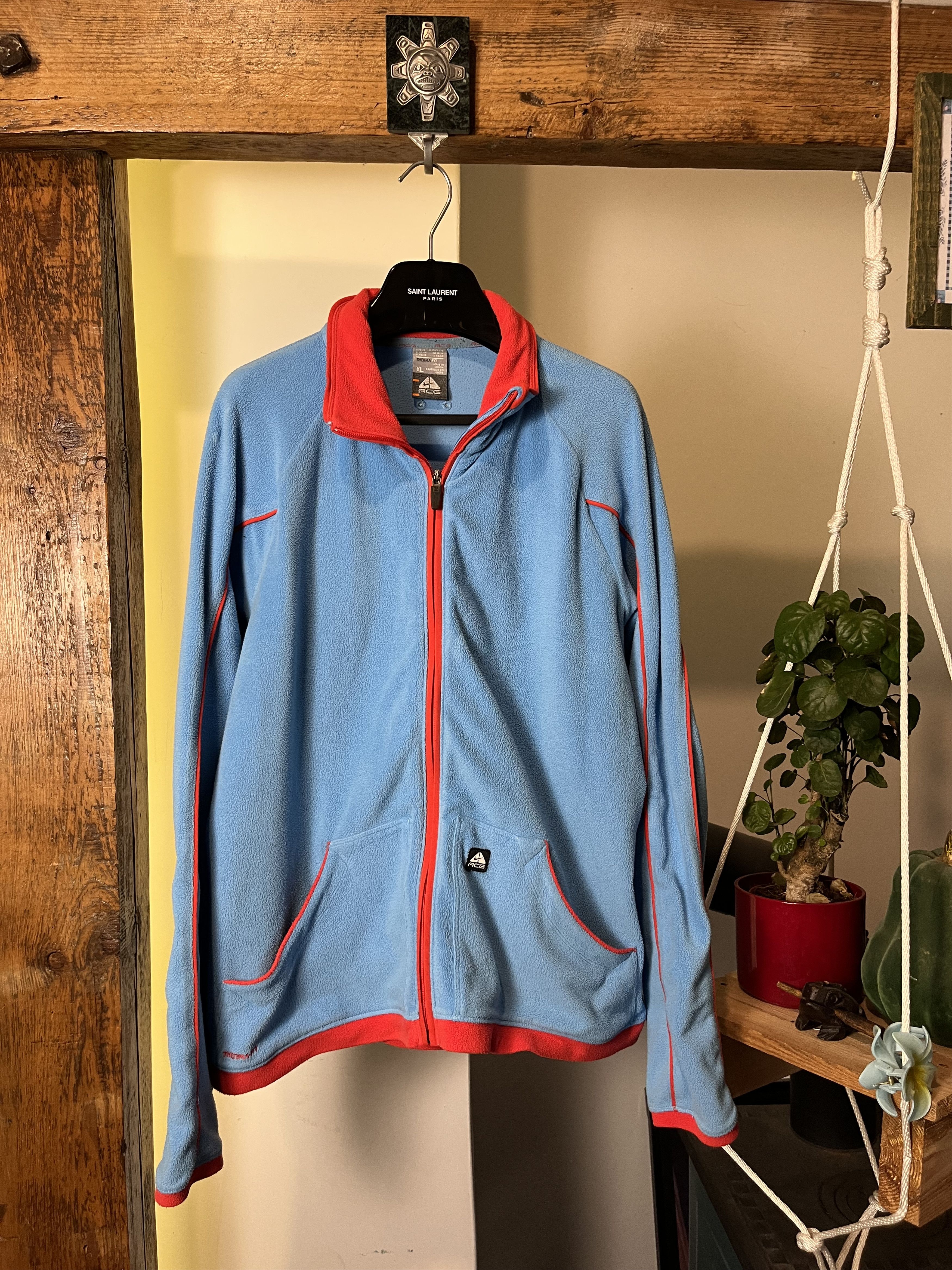 Nike × Nike ACG × Vintage Vintage 90s y2k Nike ACG Ski Snowboard Fleece Zip Size US XL / EU 56 / 4 - 1 Thumbnail