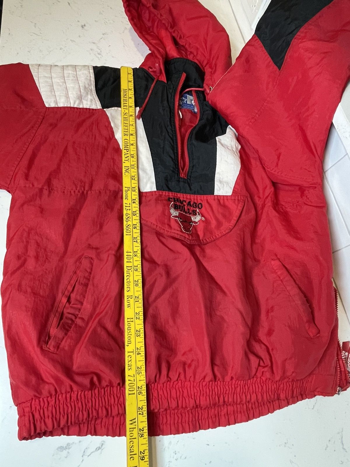 Starter Chicago Bulls Starter Jacket Sz XL with Defects *READ Size US XL / EU 56 / 4 - 7 Thumbnail