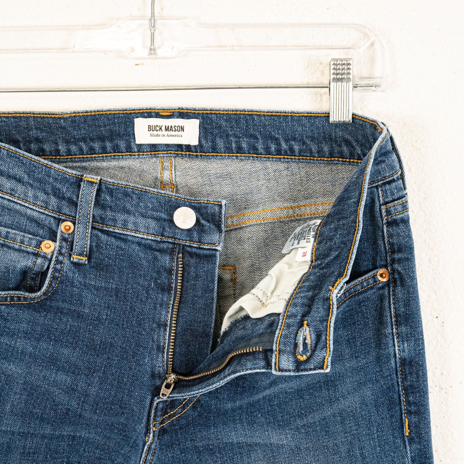 Buck Mason Buck Mason Men's Slim Fit Denim Jeans size 28 Size US 28 / EU 44 - 2 Thumbnail