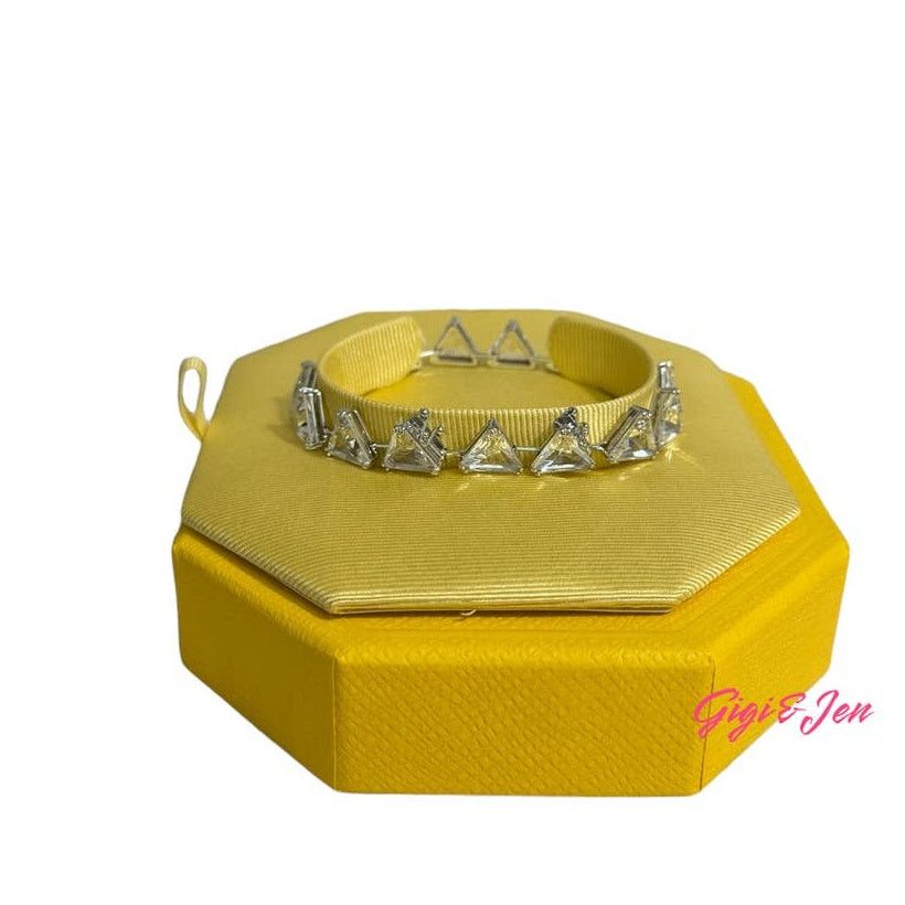 Swarovski Swarovski Ortyx bracelet Triangle cut, White, Rhodium plated Size ONE SIZE - 4 Thumbnail