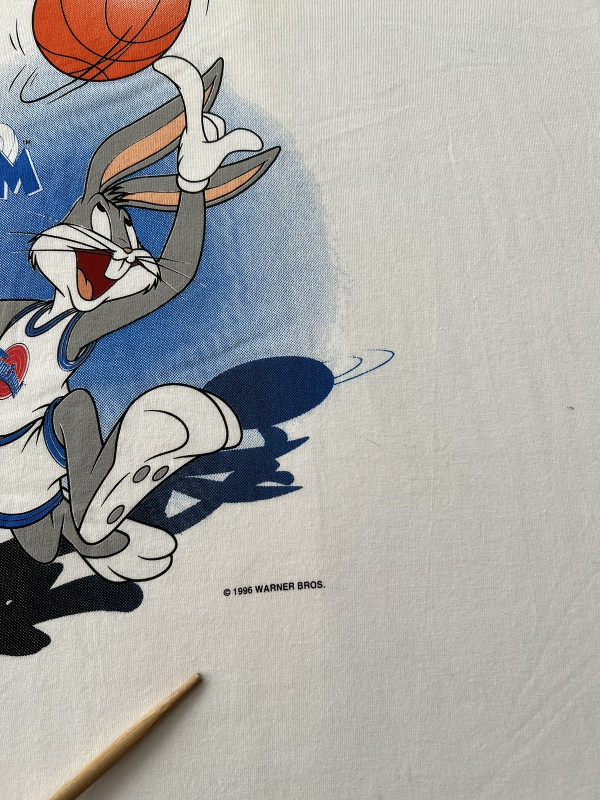Cartoon Network Vintage 1996 Space Jam Bugs Bunny Warner Bros Cartoon Tshirt Size US XL / EU 56 / 4 - 5 Thumbnail