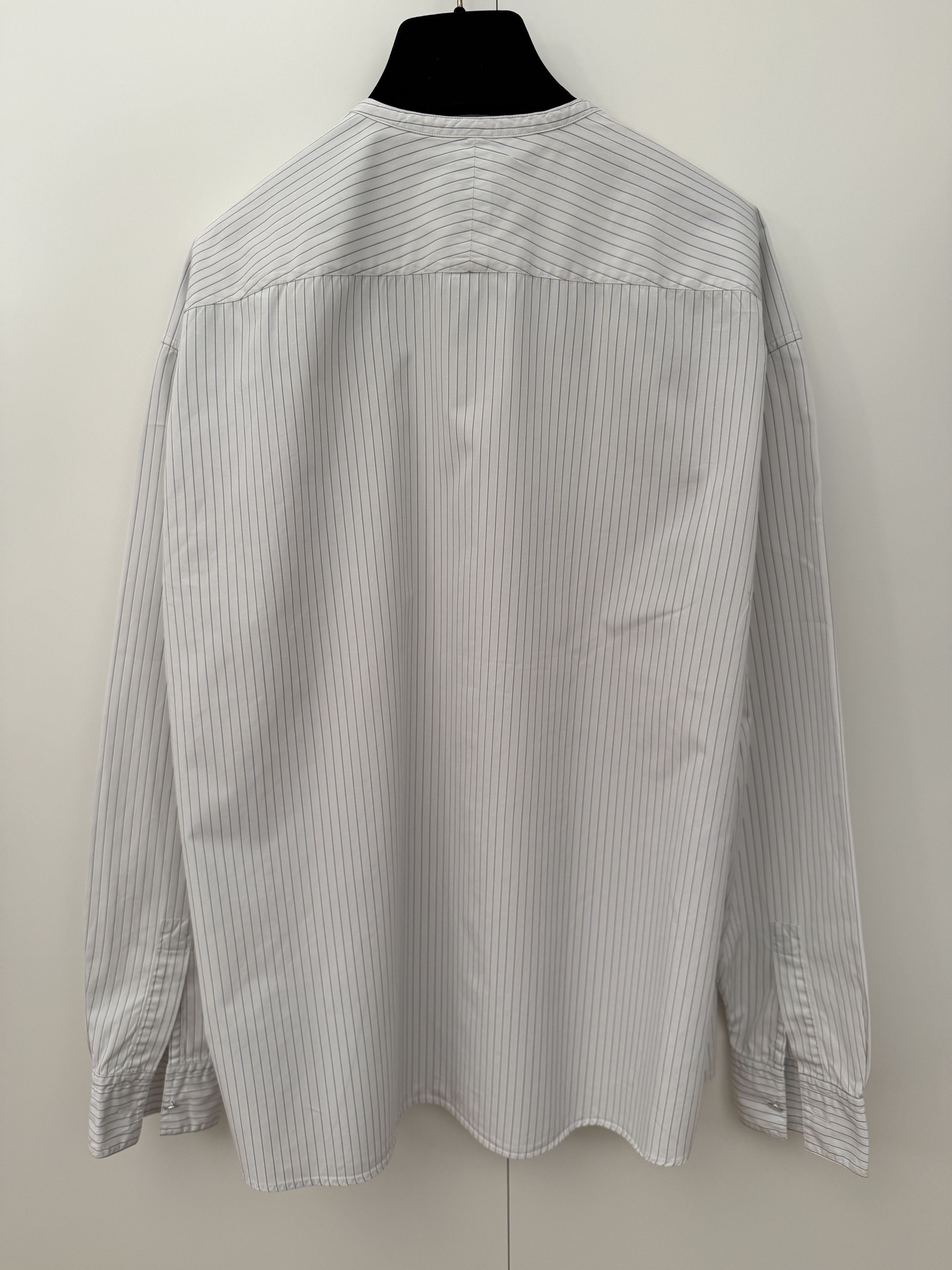 Hermes Hermès Boxy Collarless Shirt Size US M / EU 48-50 / 2 - 2 Thumbnail