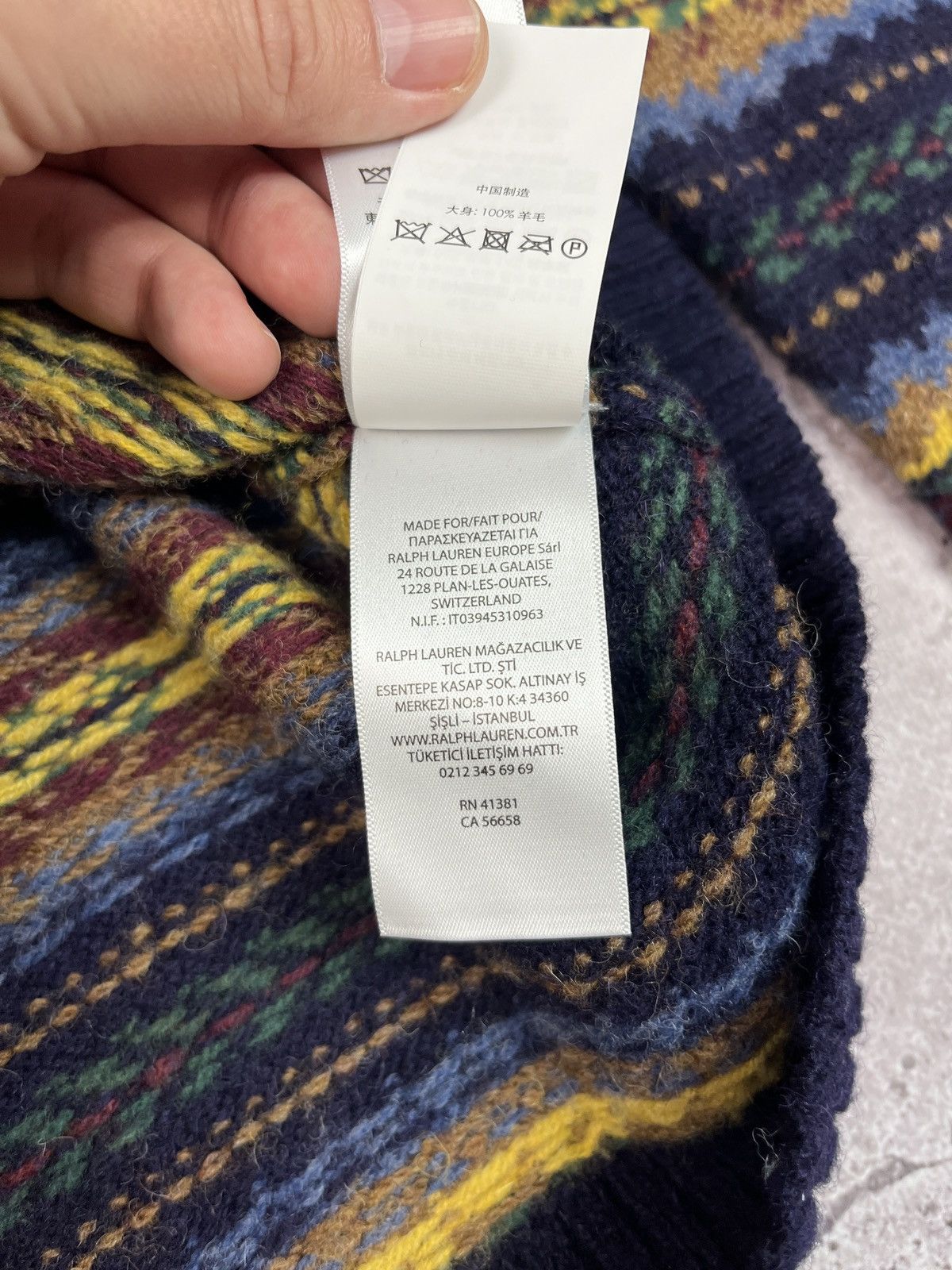 Polo Ralph Lauren Fair Isle Woollen Jumper Size US L / EU 52-54 / 3 - 8 Thumbnail