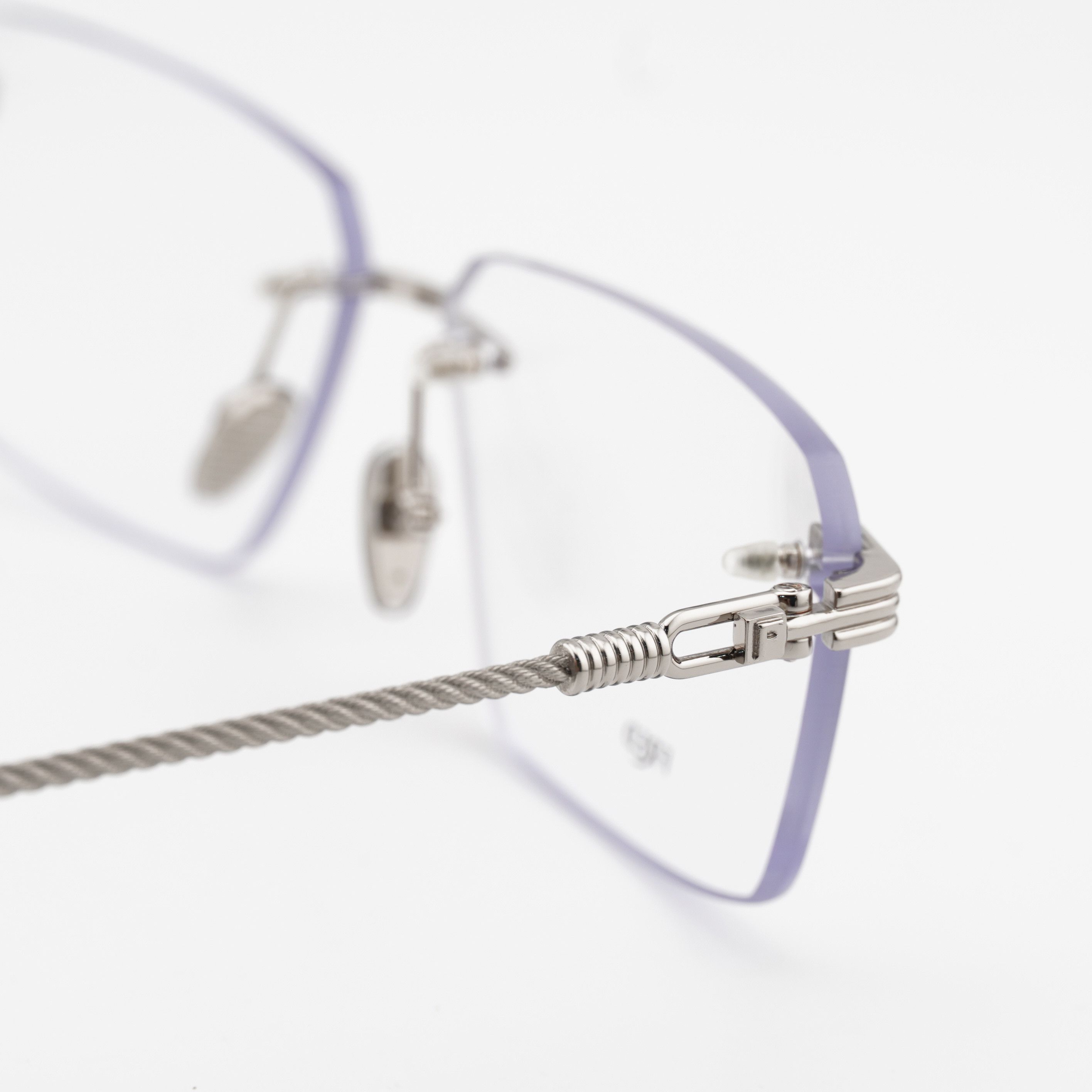 FRED Fred FG50032F 016 Rimless Eyeglasses Palladium 58mm Rectangl Size ONE SIZE - 9 Thumbnail
