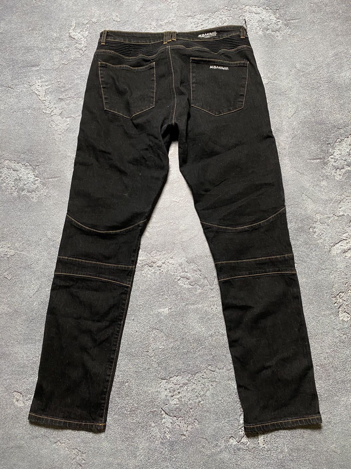 Japanese Brand × Vintage Komine jeans biker size Xl Size US 34 / EU 50 - 7 Thumbnail