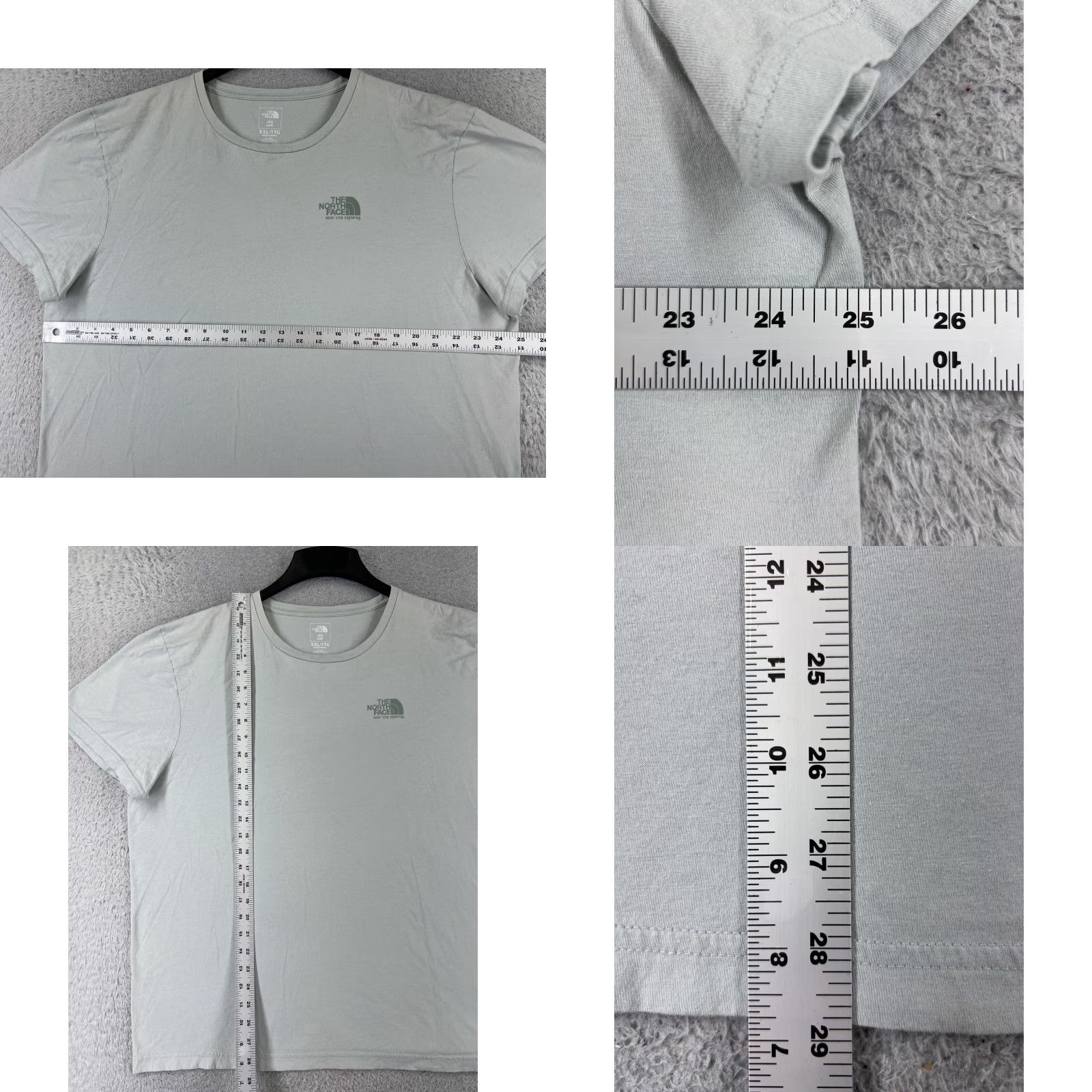The North Face The North Face Shirt Men 2XL Gray Hooded Long Sleeve Polyester City Logo T-Shirt Mens Size US XXL / EU 58 / 5 - 8 Thumbnail