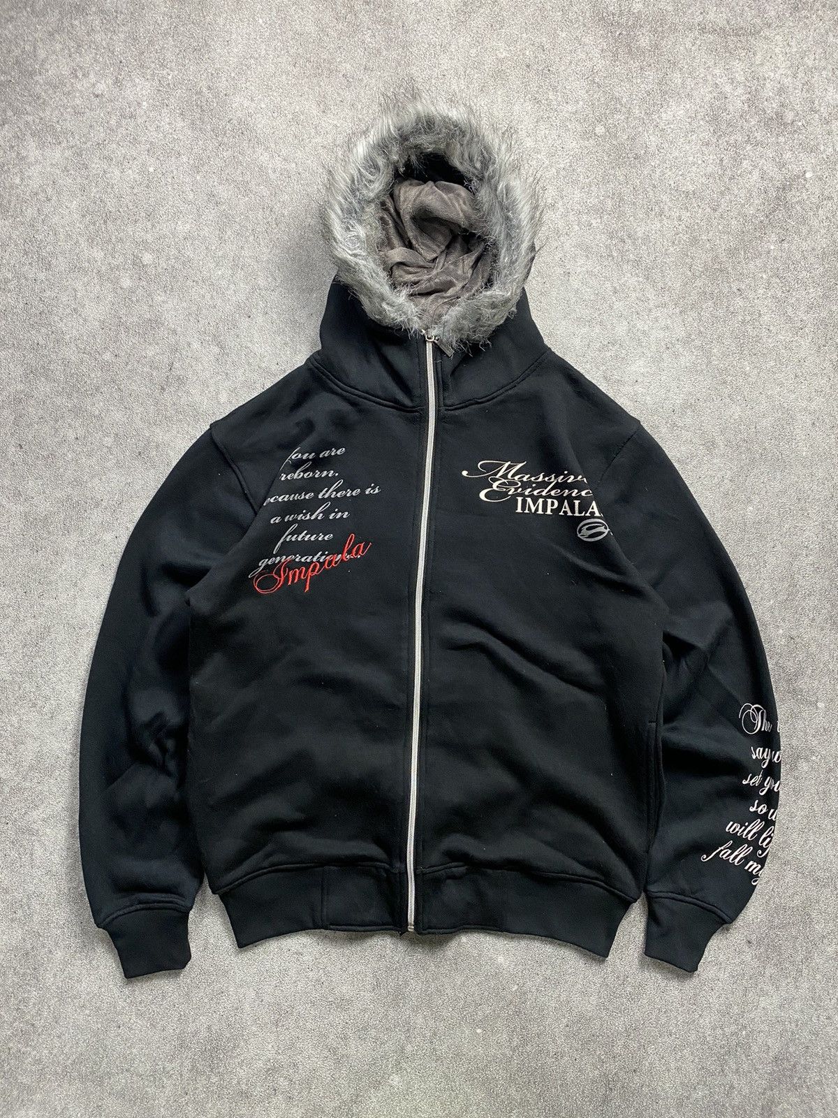 Japanese Brand 2000's Over Fur Hoodie HBA LGB Style | Grailed