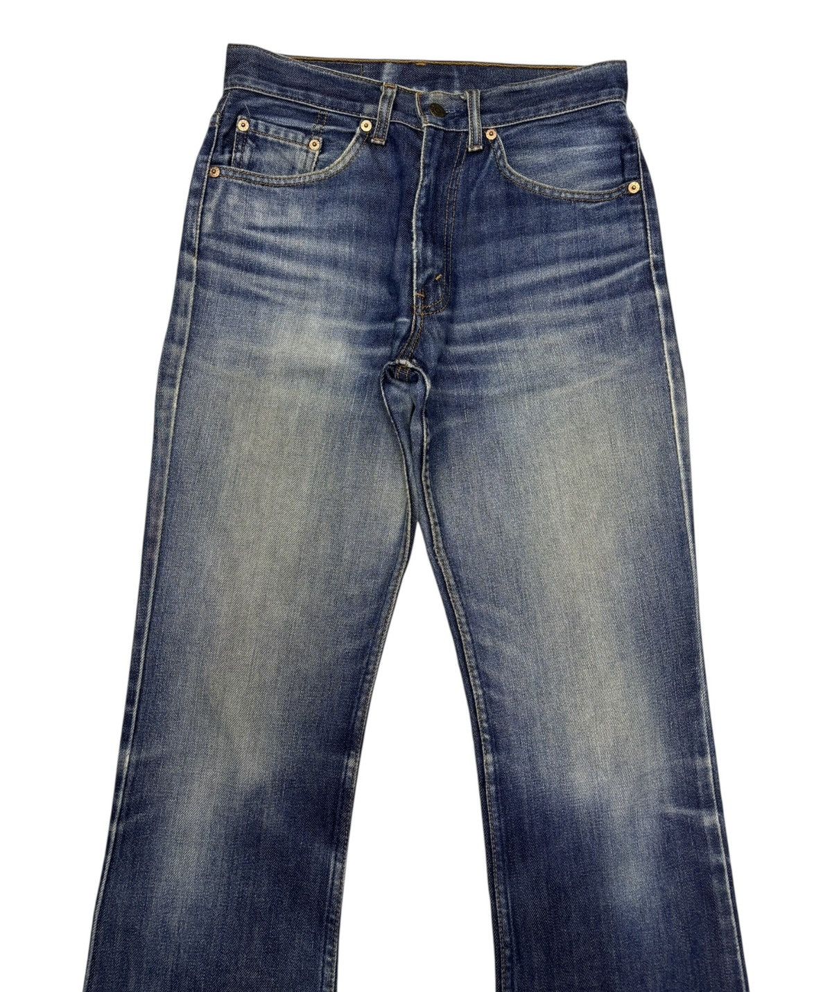 Levi's Vintage Clothing Vintage Levis 517 Bootcut Distressed Denim Flare Jeans Size US 28 / EU 44 - 7 Thumbnail