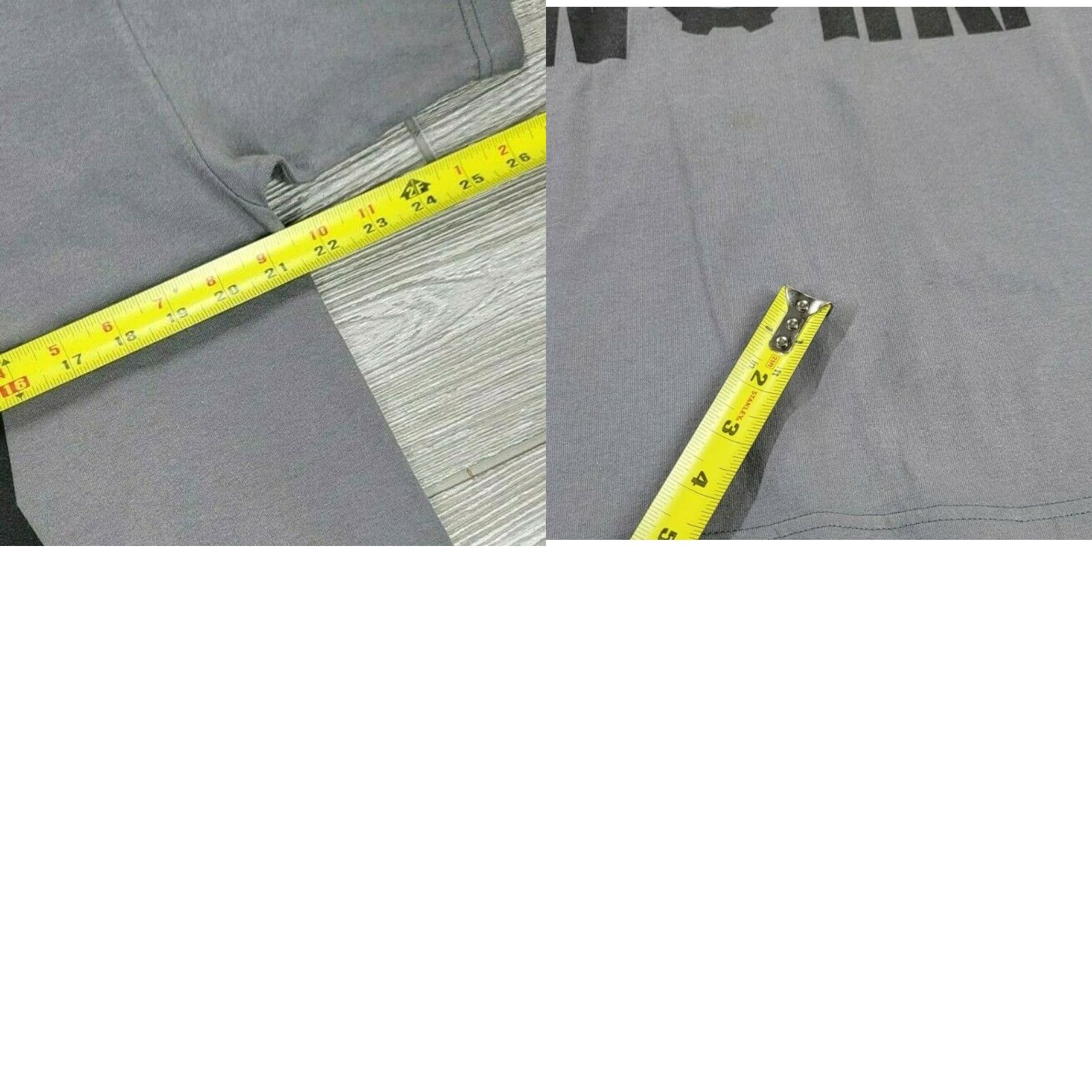 Vintage VINTAGE Bayside Shirt Adult L Gray 90s Just Work Heavyweight Oversized 100 cotton T-Shirt Mens L Size US L / EU 52-54 / 3 - 8 Thumbnail