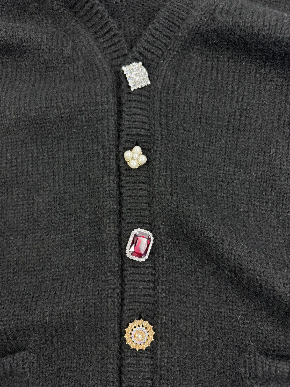 Vetements OVERSIZED EMBELLISHED ALPACA-BLEND CARDIGAN Size US XXL / EU 58 / 5 - 3 Thumbnail