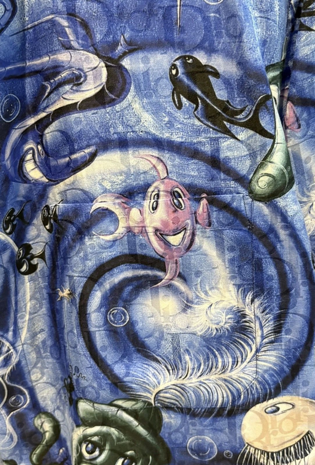 Dior Dior x Kenny Scharf Oblique Button up Shirt - 40 Size US M / EU 48-50 / 2 - 5 Thumbnail