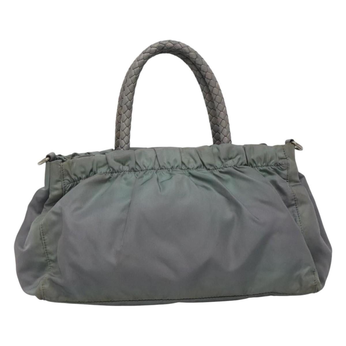 Prada PRADA Hand Bag Nylon Gray Size ONE SIZE - 3 Thumbnail