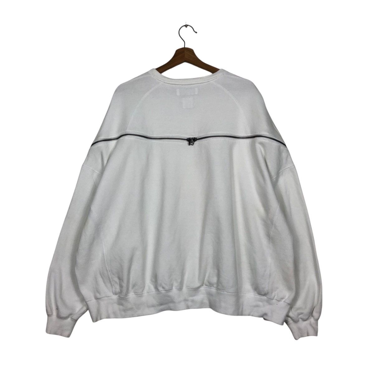 Facetasm × Japanese Brand × Seditionaries 📌Rich White Sweatshirt Facetasm Japan Small Parts Zipper Size US M / EU 48-50 / 2 - 9 Thumbnail