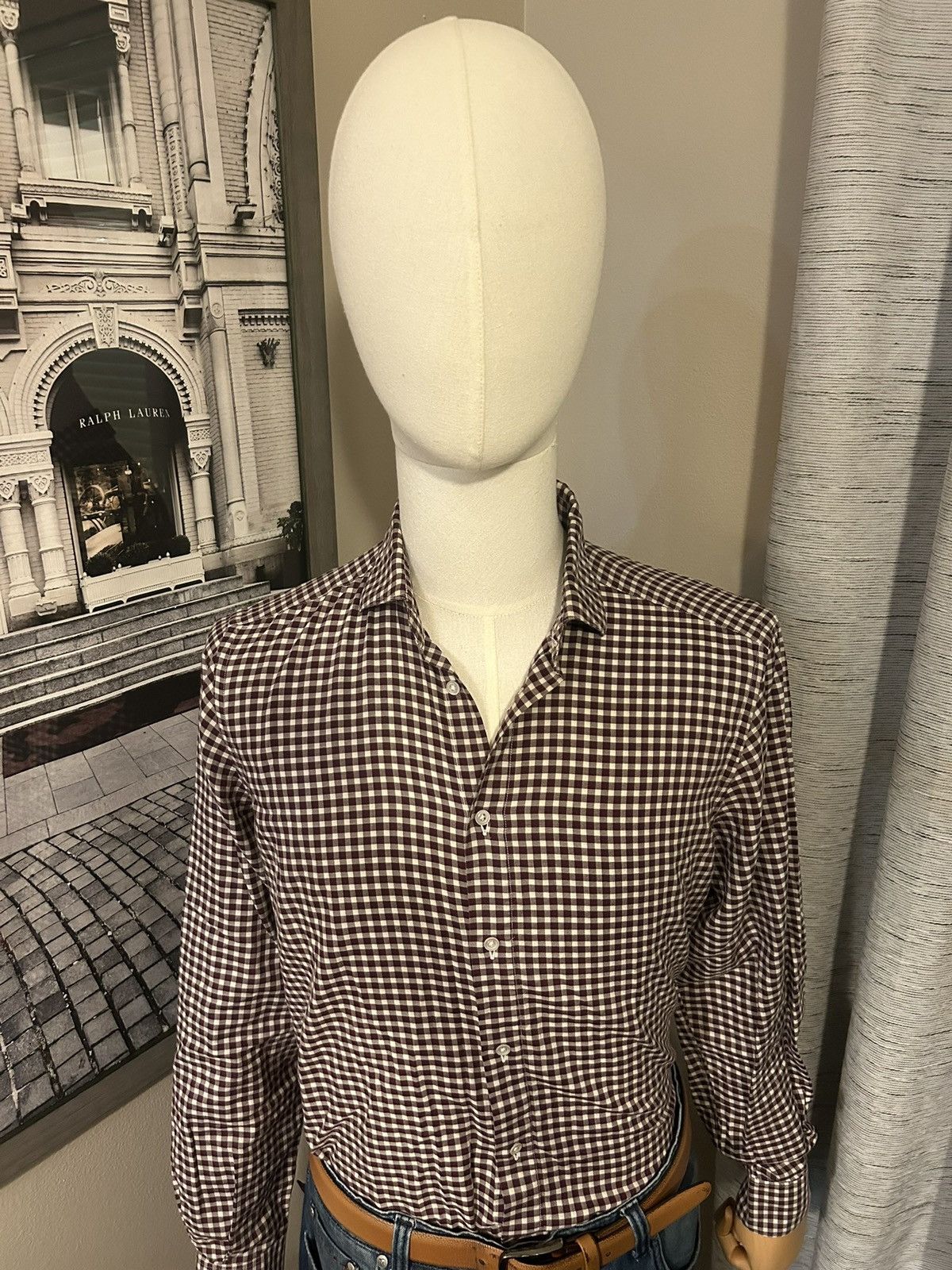 Boglioli Boglioli Gingham Shirt Size US M / EU 48-50 / 2 - 2 Thumbnail