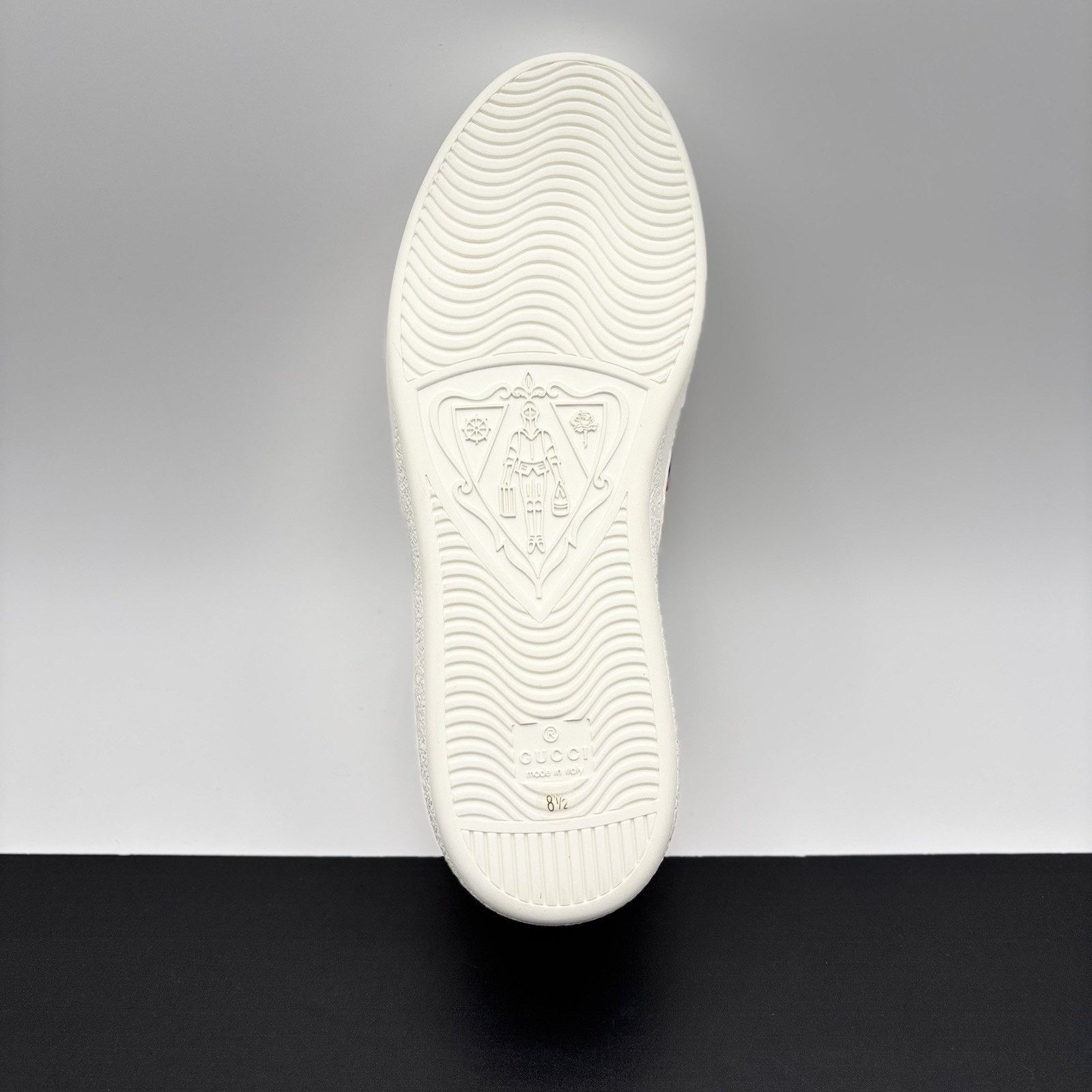 Gucci Gucci Ace Leather With Strap ‘ White ’ | NEW! Size US 9 / EU 42 - 8 Thumbnail