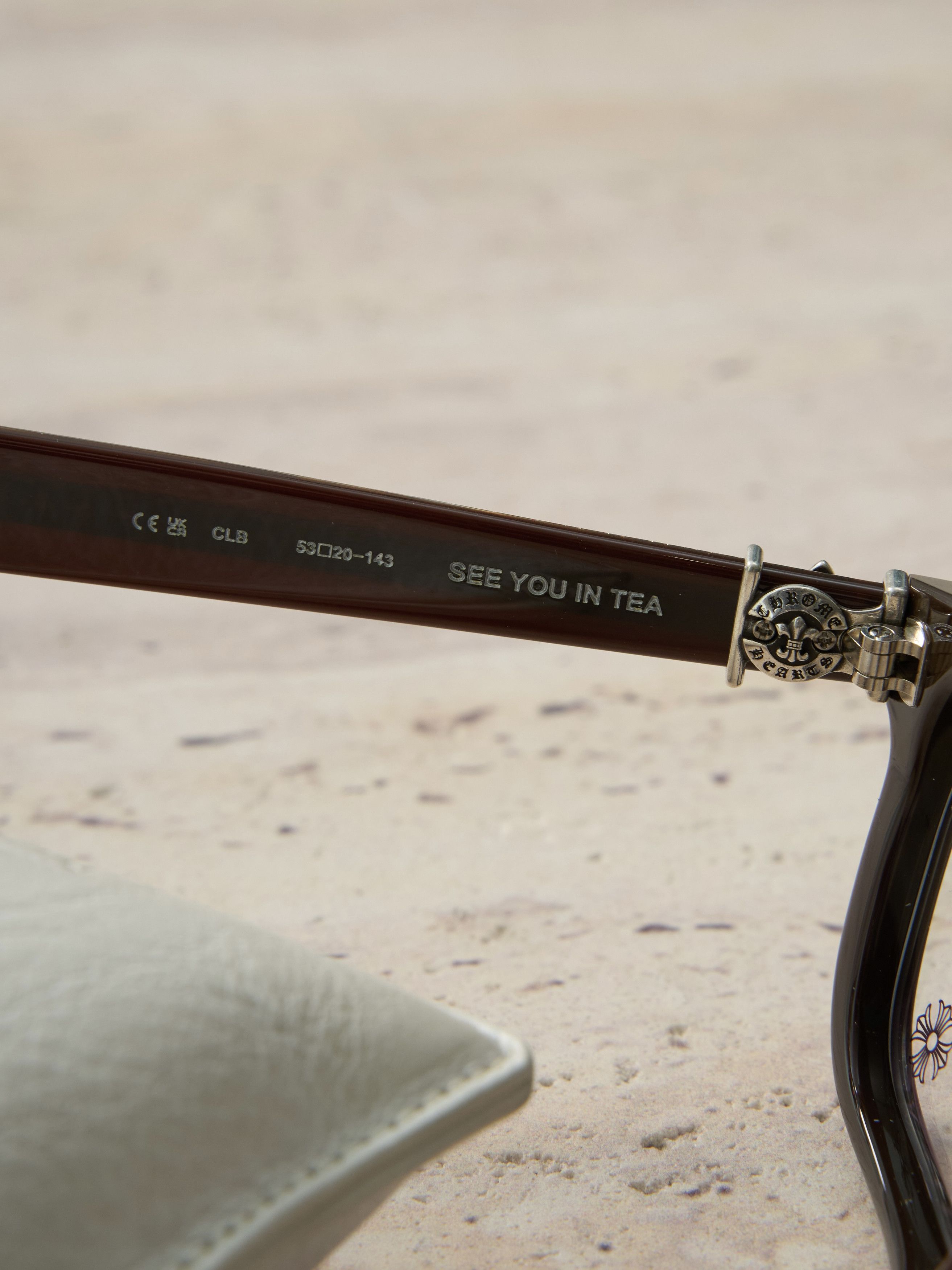 Chrome Hearts CHROME HEARTS SEE YOU IN TEA CLASSIC BROWN GLASSES Size ONE SIZE - 9 Thumbnail