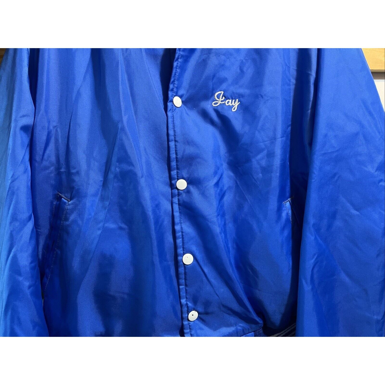 Other VTG Varsity Jacket West Wind Jay Jacobs Mens L Blue USA Made Size US L / EU 52-54 / 3 - 6 Thumbnail