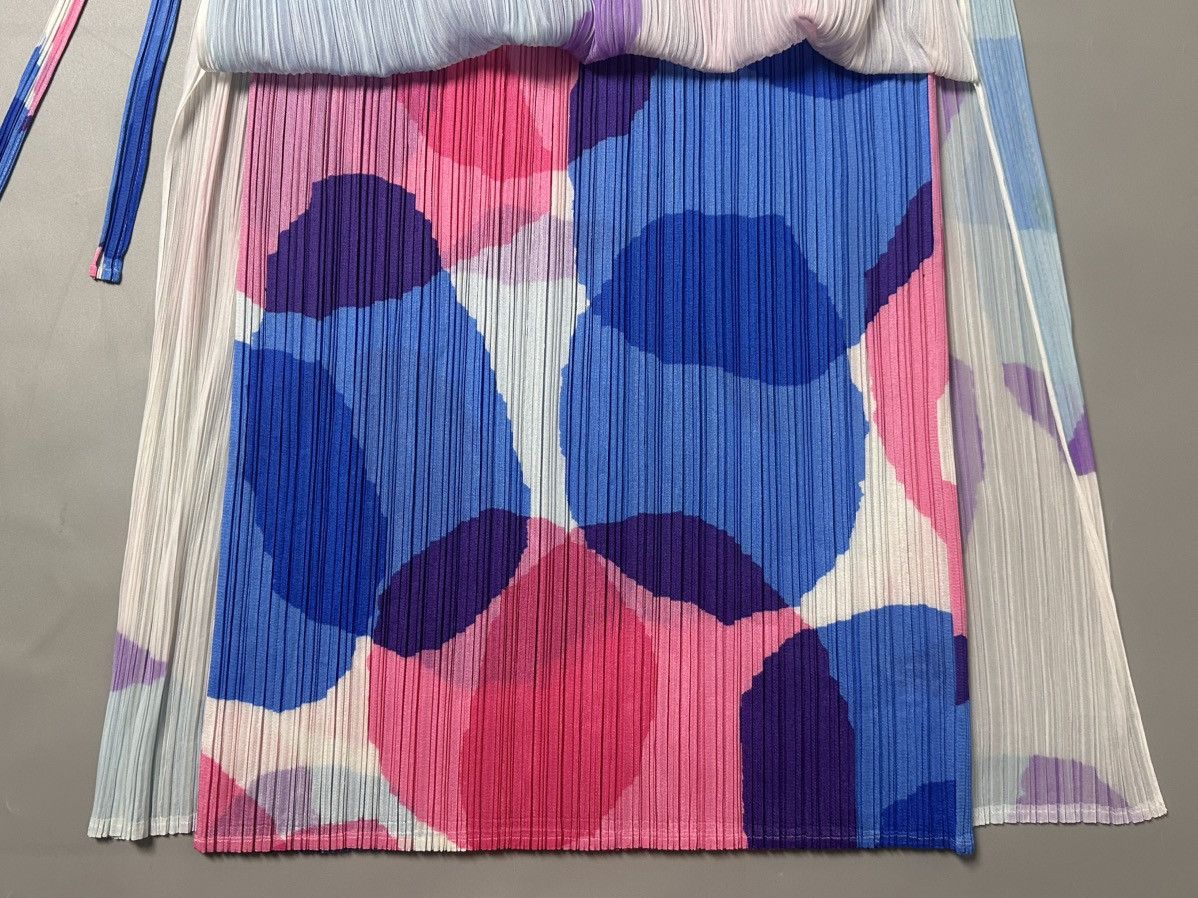 Pleats Please Issey Miyake Issey Miyake Pleats please — Colorful midi skirt Size 24" / US 00 / IT 34 - 8 Thumbnail