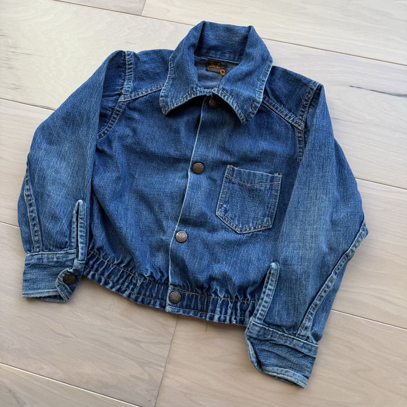 Dickies Vintage Dickies Denim Selvedge Jacket Toddler Small Blue Size US XXS / EU 40 - 9 Thumbnail