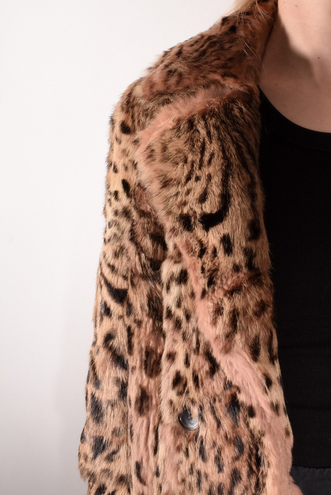 Veronique Branquinho Leopard fur coat Size S / US 4 / IT 40 - 5 Thumbnail