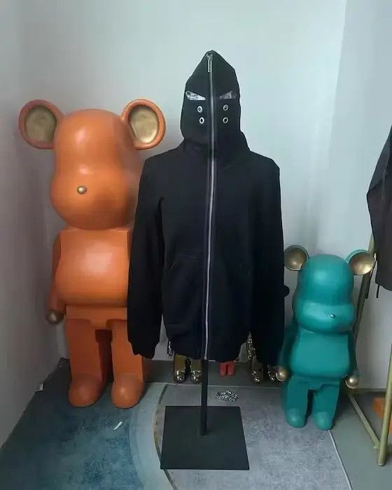 Japanese Brand × Vintage Over Size Zip Up Mask Hoodie Size US L / EU 52-54 / 3 - 2 Thumbnail
