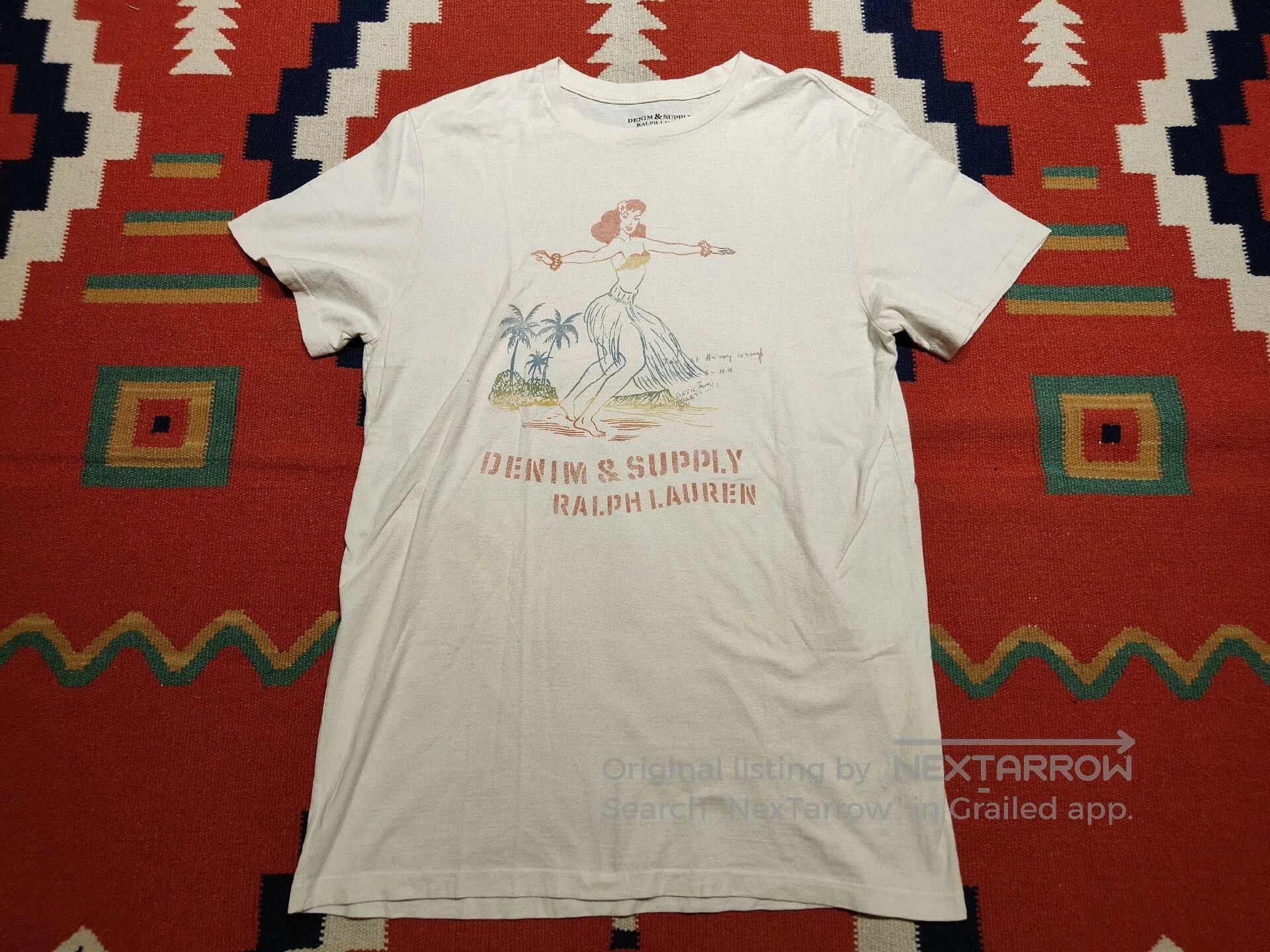 RRL Ralph Lauren Ralph Lauren Women's Vintage Hawaii T-Shirt. Size M / US 6-8 / IT 42-44 - 1 Thumbnail