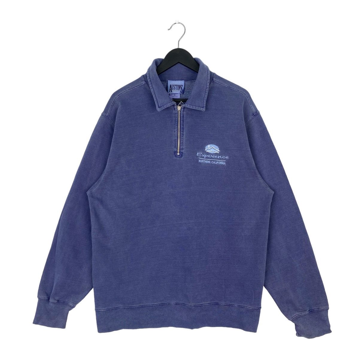Designer × Vintage Experience Nothern California Half Zip Sweatshirt Pullover Size US M / EU 48-50 / 2 - 1 Thumbnail