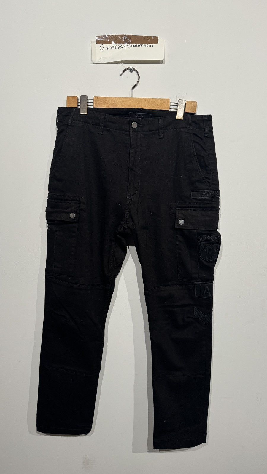 Amiri Amiri Tactical Military Patch Cargo Pants - Size 34 Size US 34 / EU 50 - 1 Thumbnail