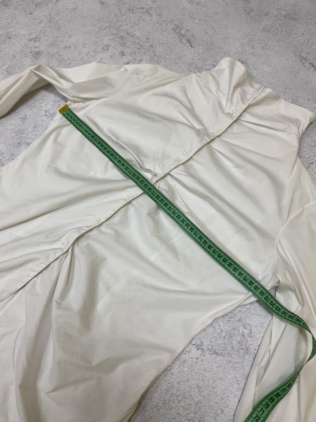 Transit Uomo Transit Par Such Womens Avant Garde White Button Up Shirt Size M / US 6-8 / IT 42-44 - 14 Thumbnail