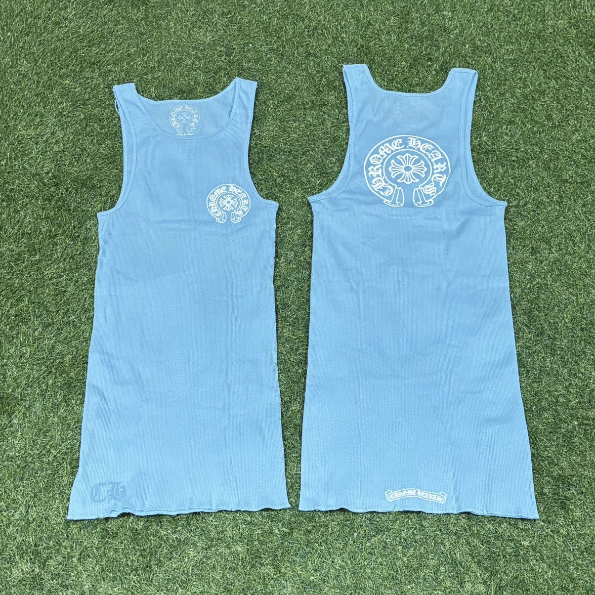 Chrome Hearts Chrome Hearts Blue Tank Size US XL / EU 56 / 4 - 1 Thumbnail