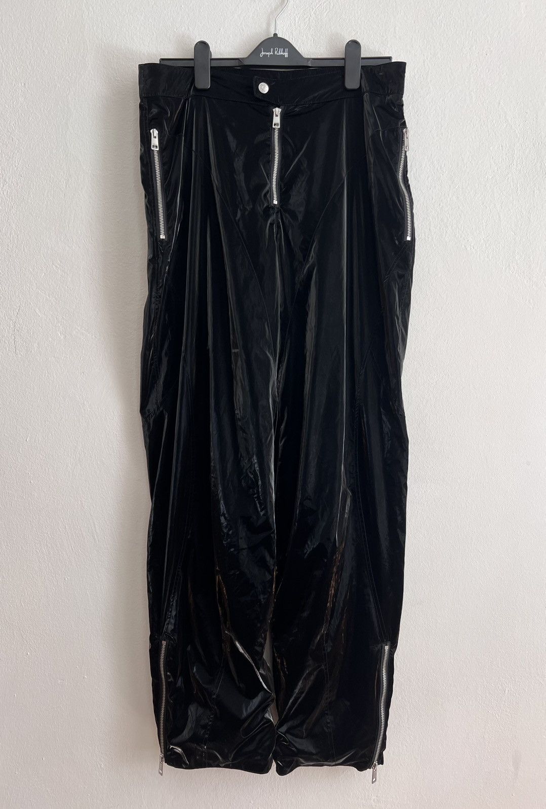 Mugler Mugler x H&M 5 zip shiny trousers Size US 34 / EU 50 - 1 Thumbnail